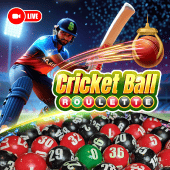 Cricket Ball Roulette on nustar app